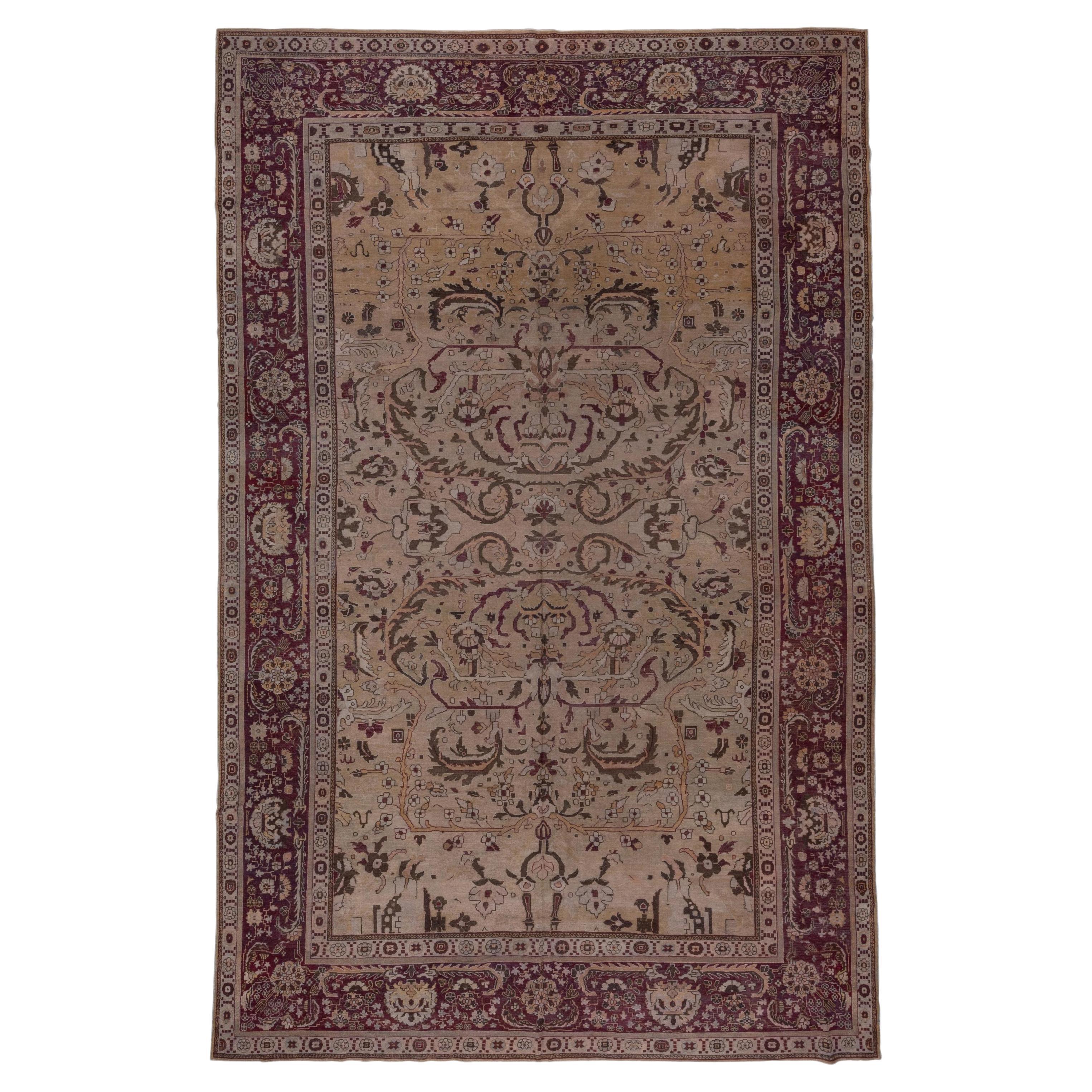 Antique Indian Amritsar Carpet, circa 1920s For Sale