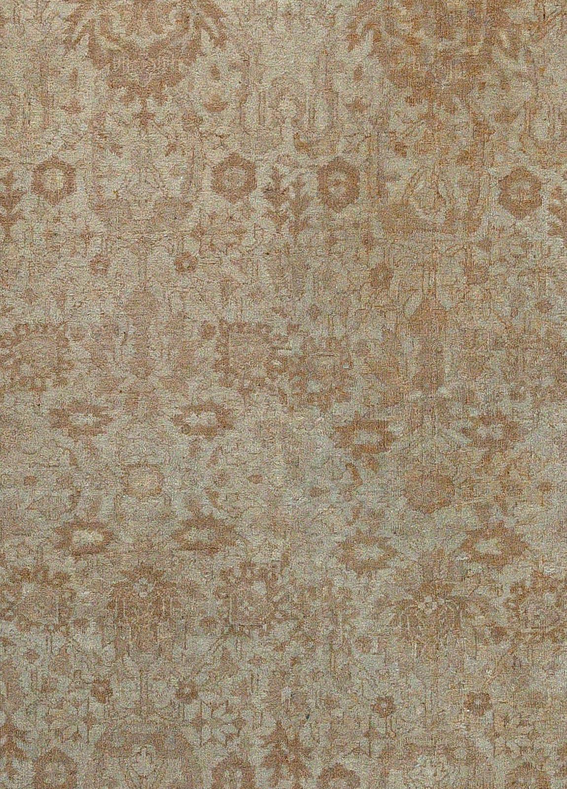 Authentique tapis en laine fait à la main à Amritsar, Inde, 19e siècle
Taille : 11'6