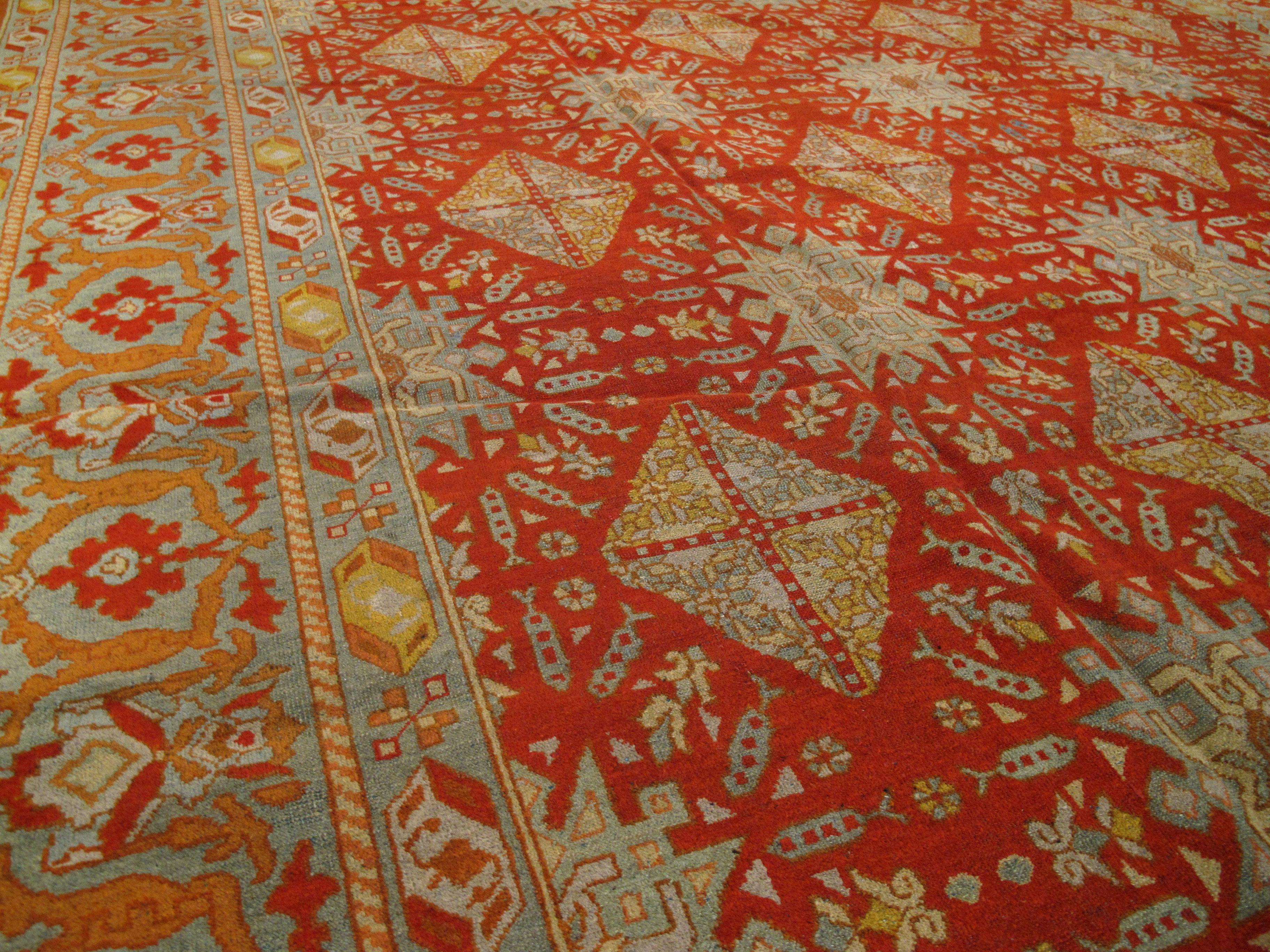 Tabriz Antique Indian Amritsar Carpet For Sale