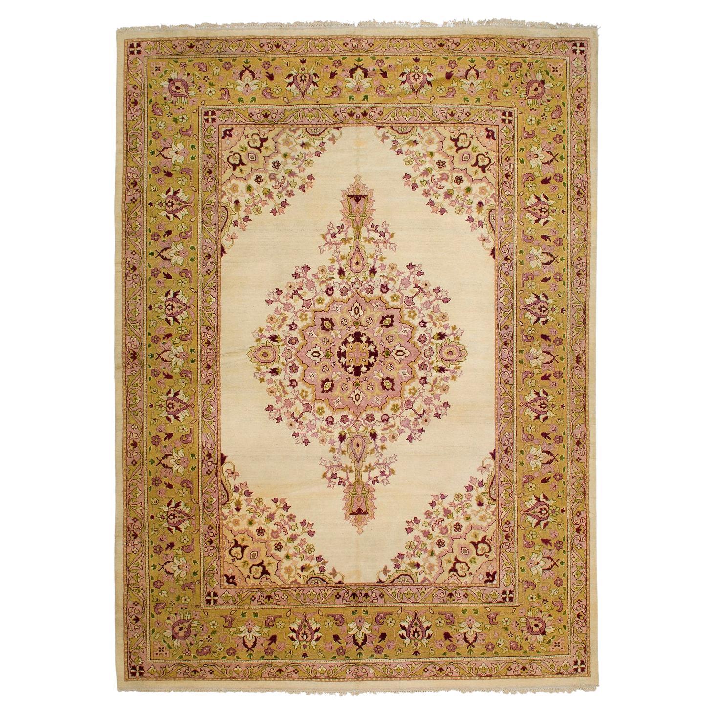 Antique Indian Amritsar Carpet