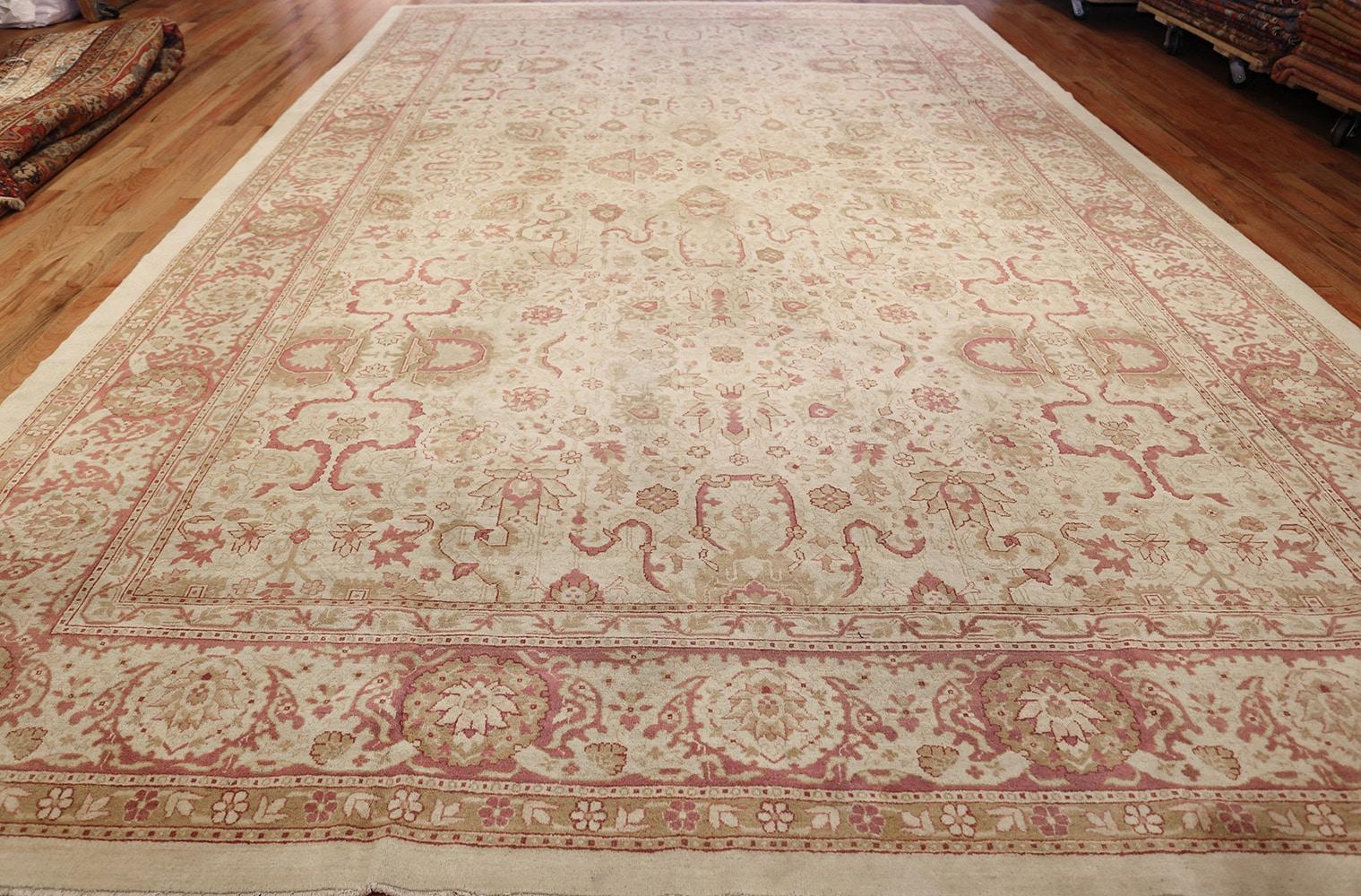 Antique Indian Amritsar Carpet. Size: 11 ft x 17 ft 6 in (3.35 m x 5.33 m) 1