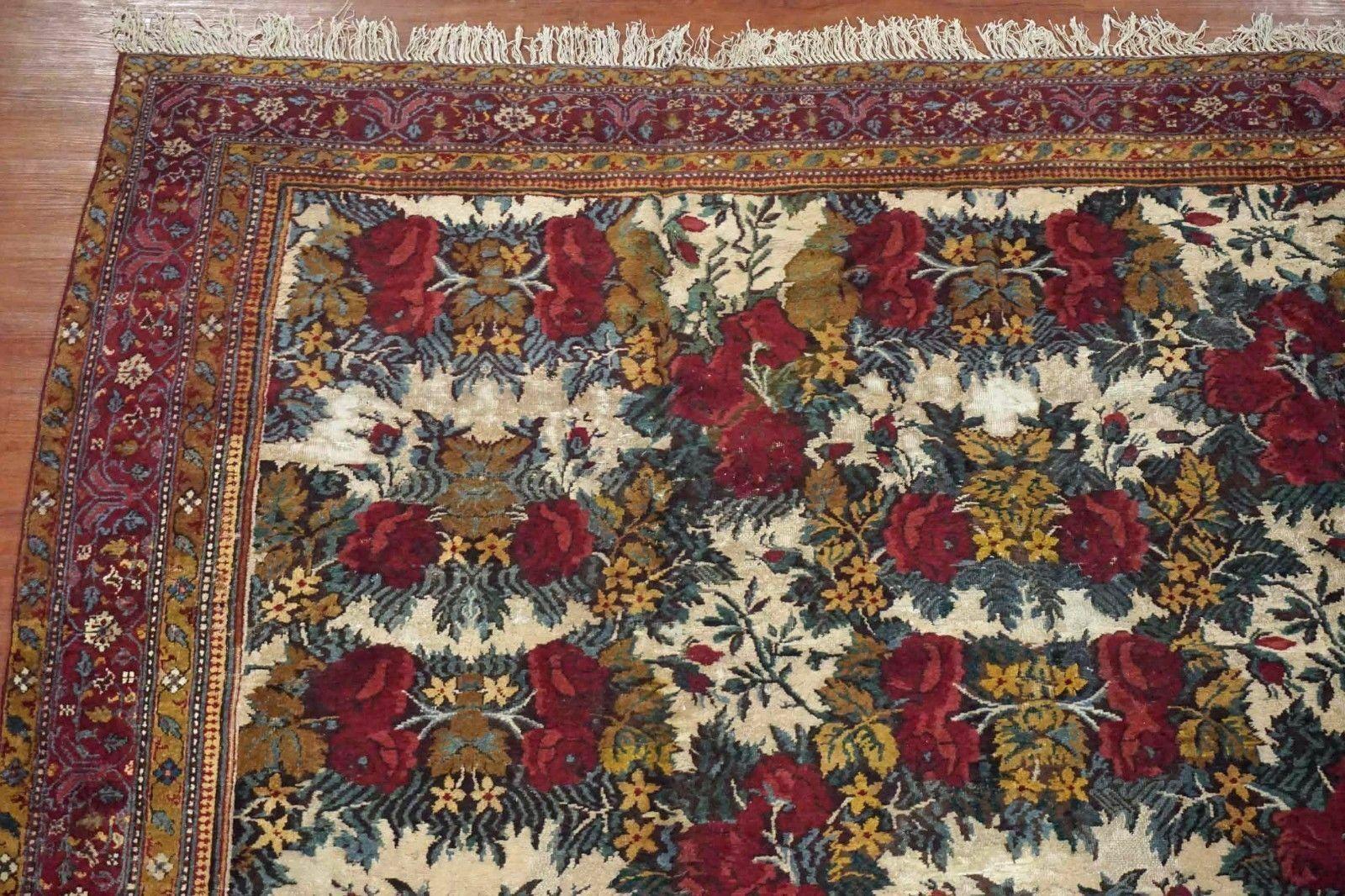 Hand-Knotted Antique Indian Amritsar, circa 1890 For Sale