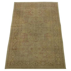 Used Indian Amritsar Floral Design Rug