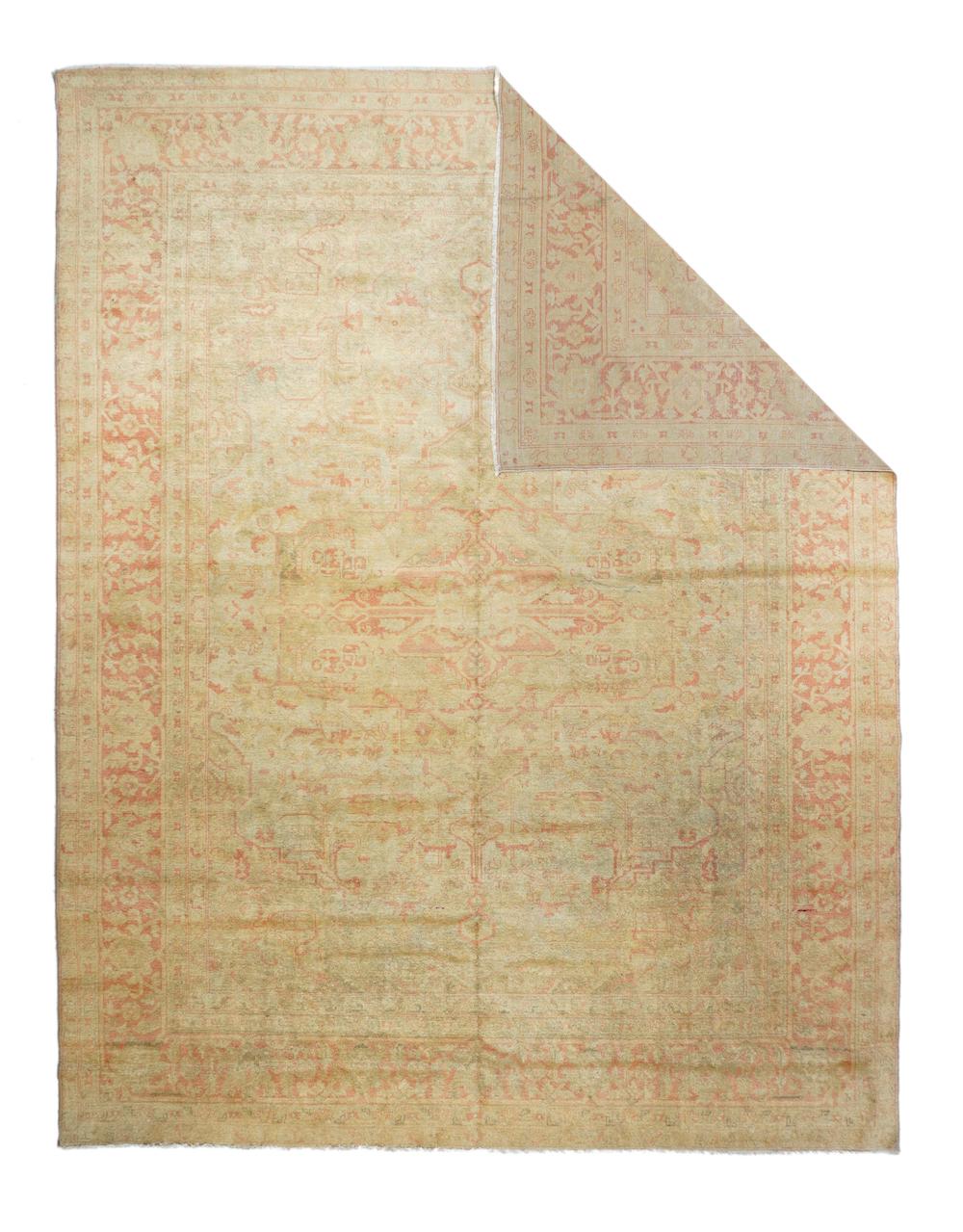 Antiker Amritsar-Teppich 9'0'' x 11'9''.
 