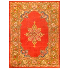Indischer Amritsar-Teppich aus dem frühen 20. Jahrhundert (9' x 12' - 275 x 365)