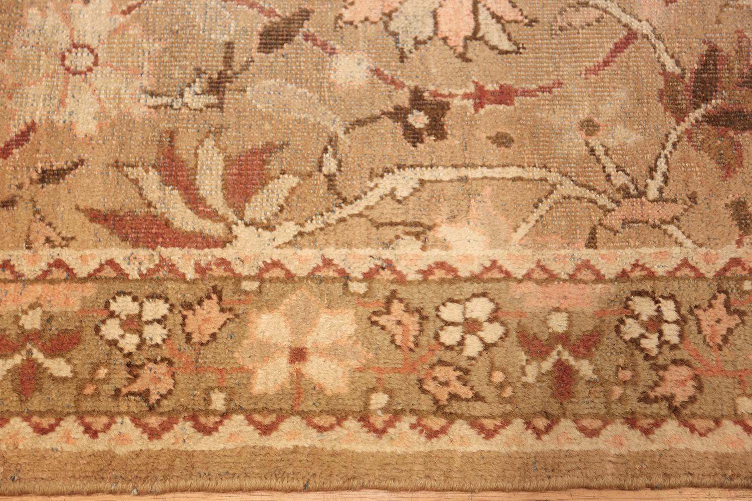 Hand-Knotted Antique Indian Amritsar Hallway Runner. 2 ft 4 in x 22 ft 5 in   For Sale