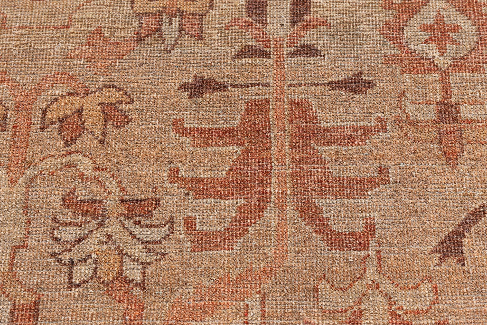Tapis ancien en laine nouée à la main d'Amritsar (Inde)
Taille : 9'8