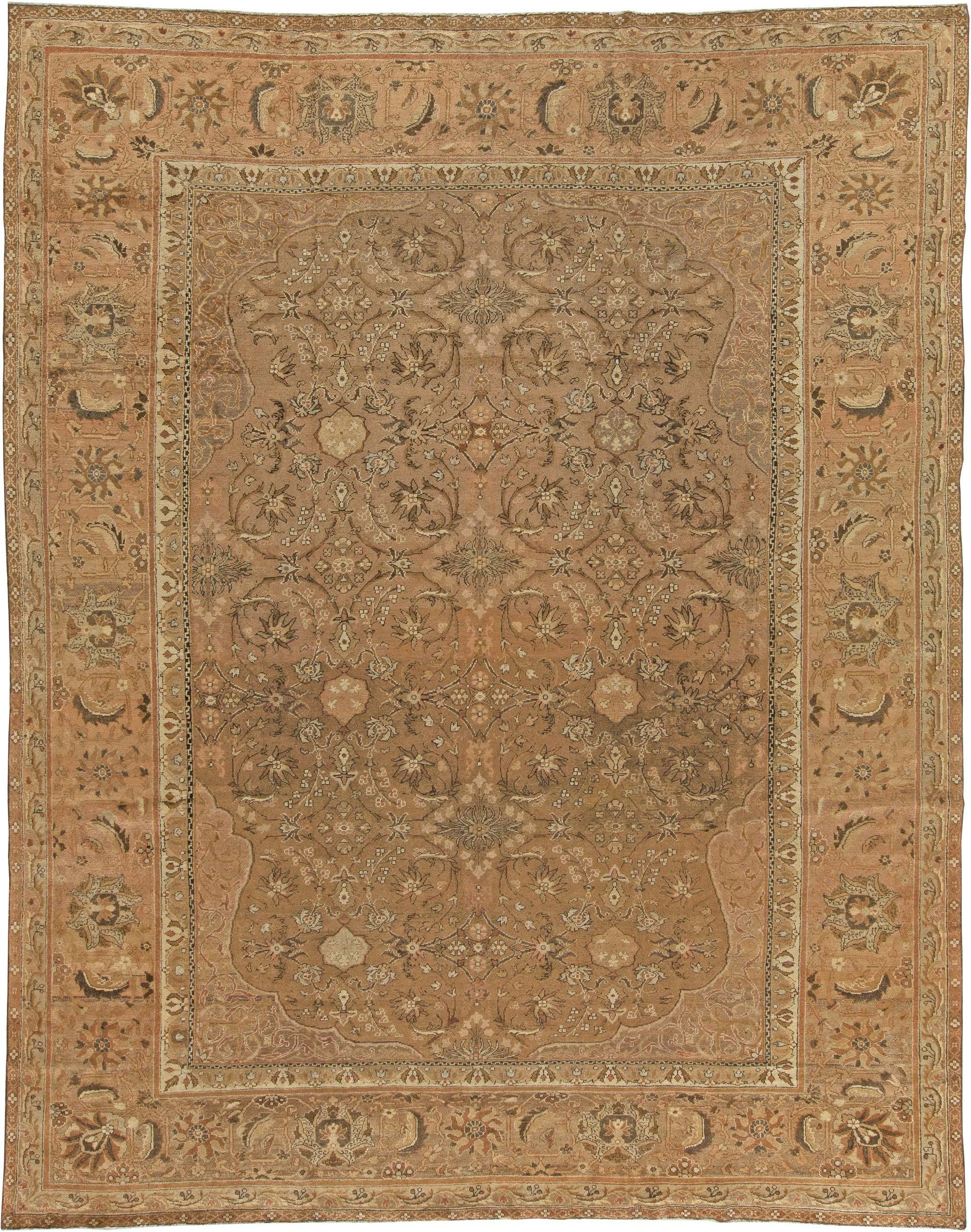 Antiker indischer Amritsar-Handgefertigter Wollteppich