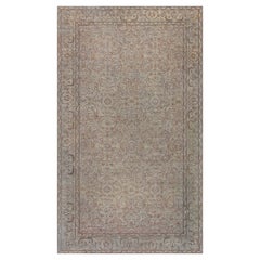 Antiker indischer handgewebter Amritsar-Teppich, Größe verstellbar