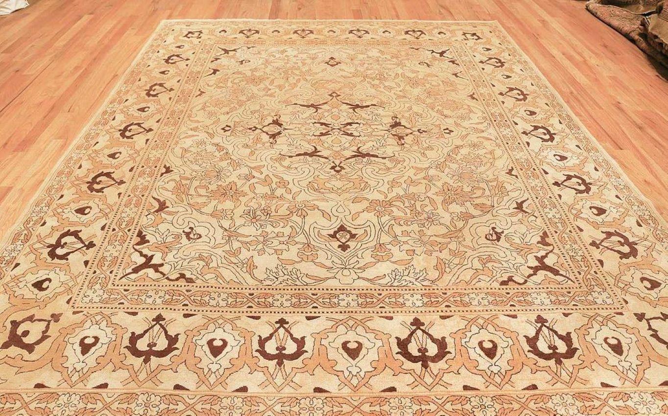 ANTIQUE INDIAN AMRITSAR RUG, 11 ft 6 in x 9 ft 7 in For Sale 1
