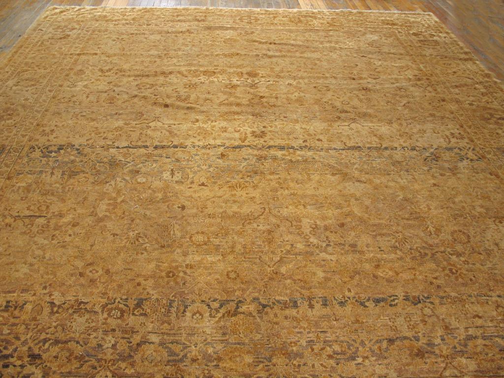 Antiker indischer Amritsar-Teppich. Größe: 11'0