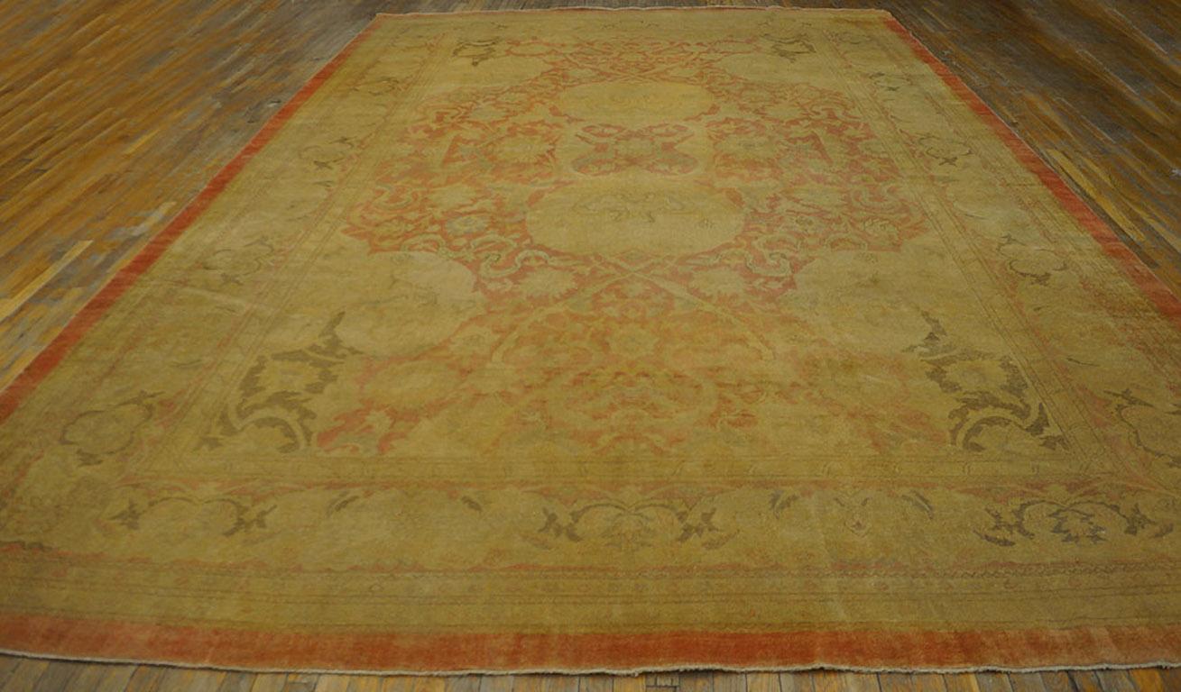 Agra Late 19th Century N. Indian Amritsar Carpet ( 11' x 17'2
