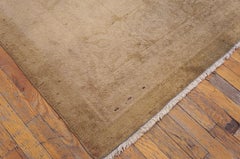 1890s Tan Camel Paisley Traditional Antique Indian Amritsar Rug