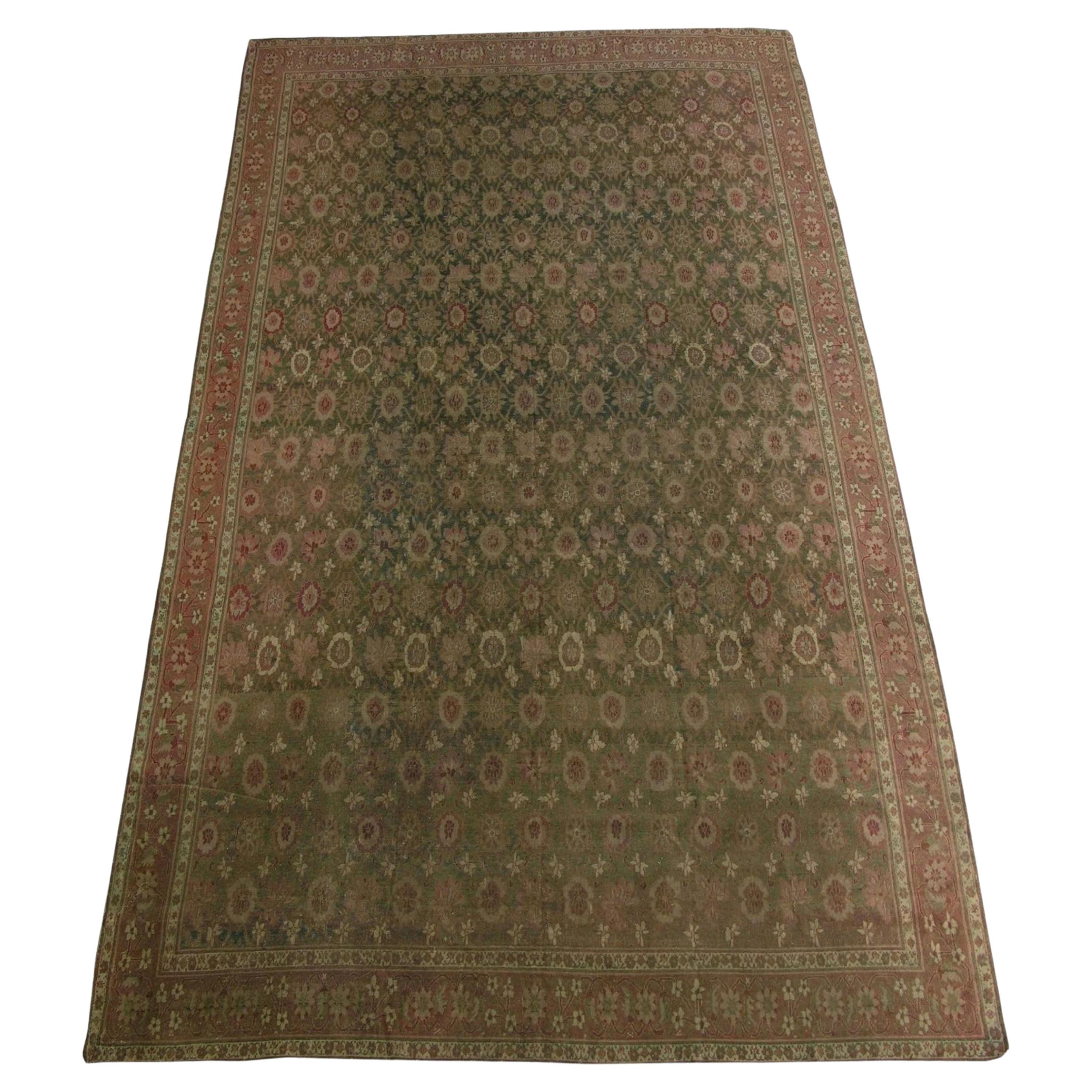 Antique Indian Amritsar Rug - 16'0'' X 9'0'' For Sale