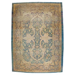 Antique Indian Amritsar Rug 8'10" x 12’2"