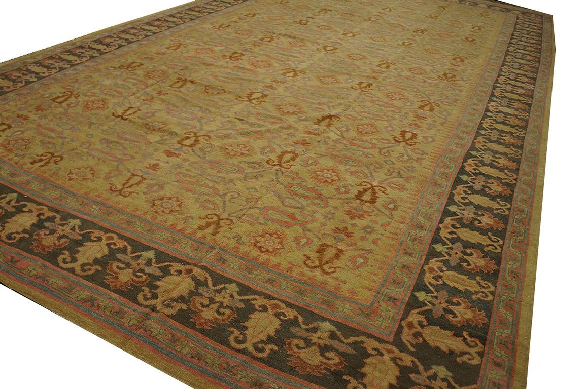 Hand-Knotted Antique Indian Amritsar Rug For Sale