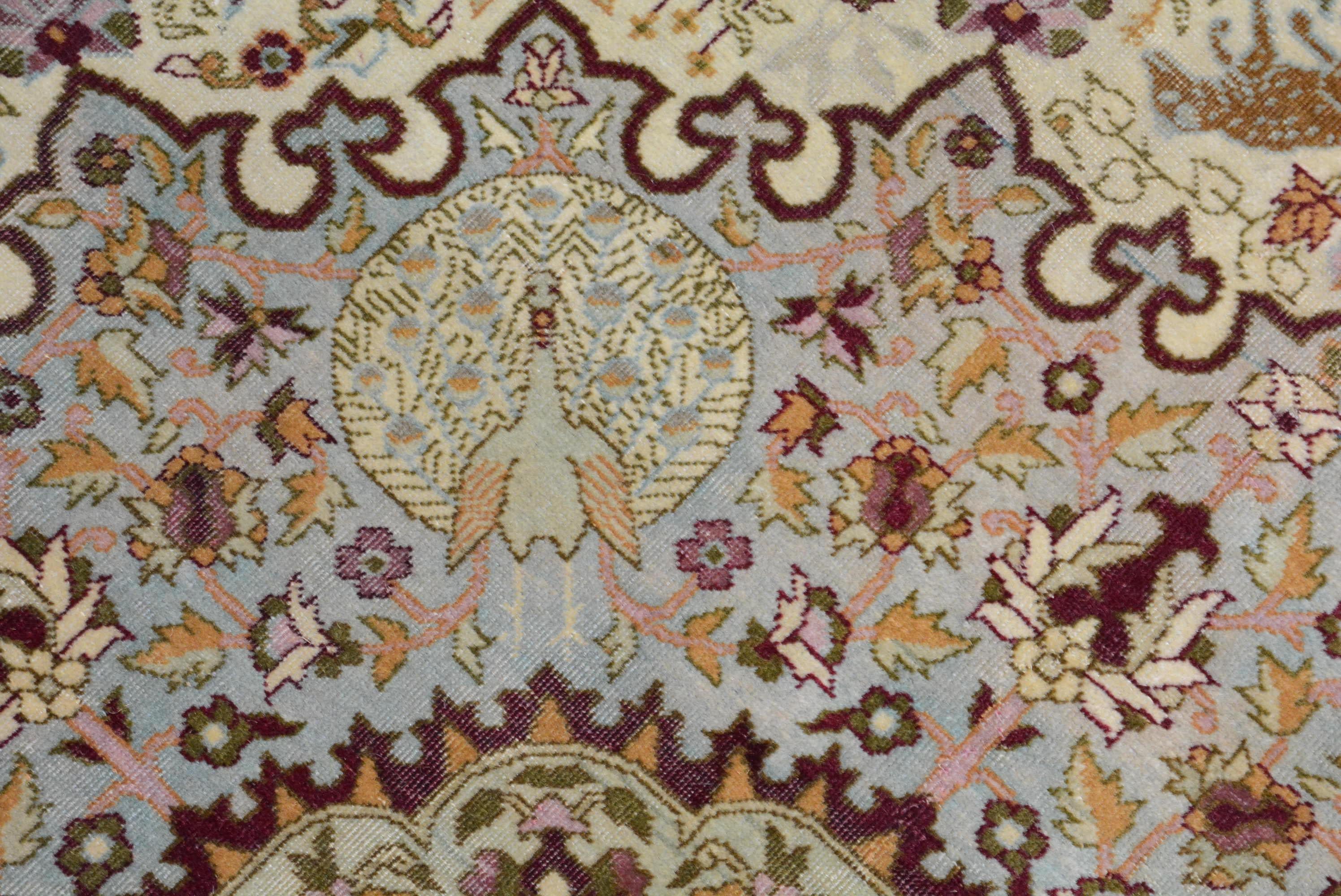 Antiker indischer Amritsar-Teppich (Gewebt) im Angebot