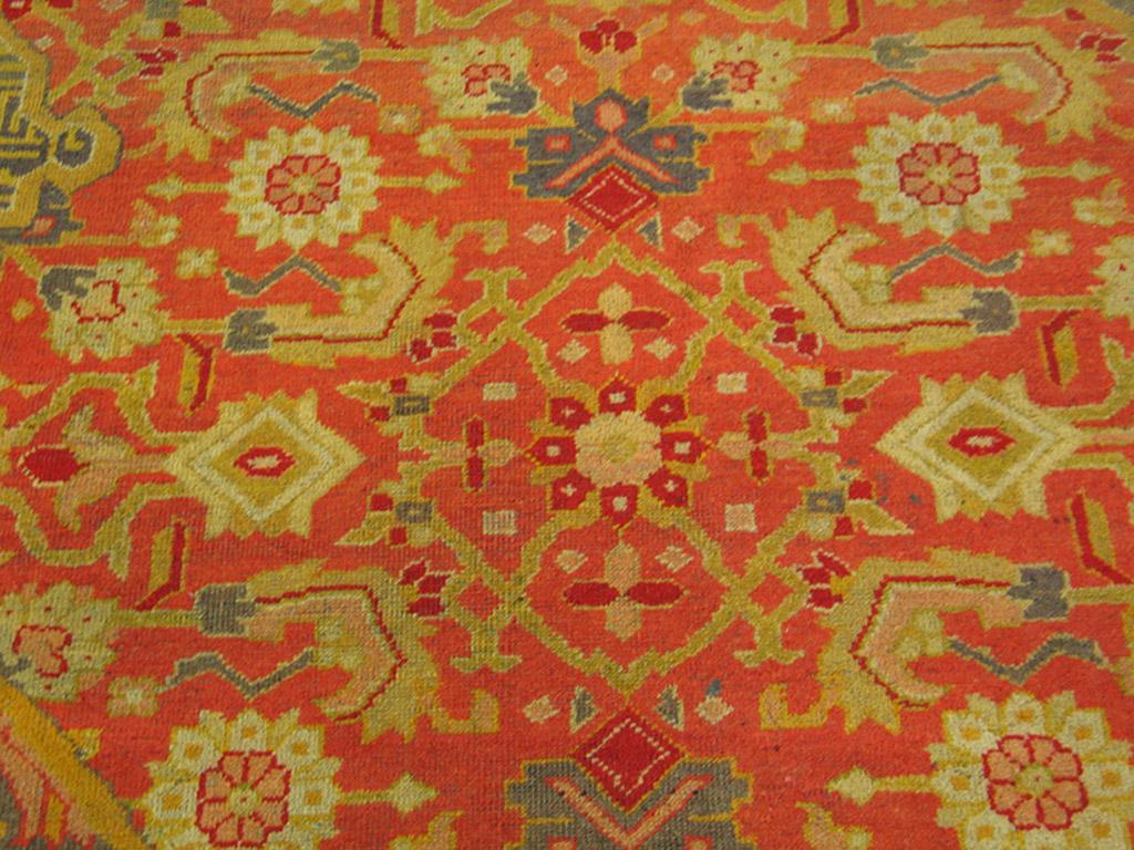 Wool Early 20th Century N. Indian Amritsar Carpet ( 9'6
