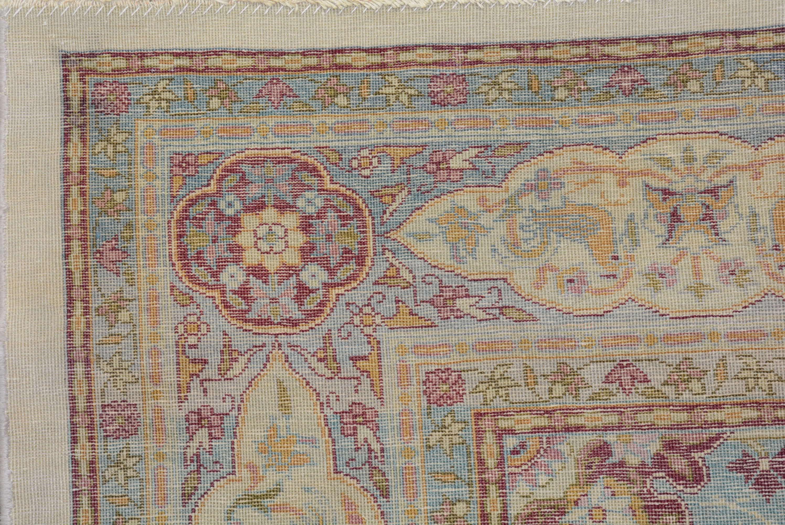 Antiker indischer Amritsar-Teppich (Wolle) im Angebot
