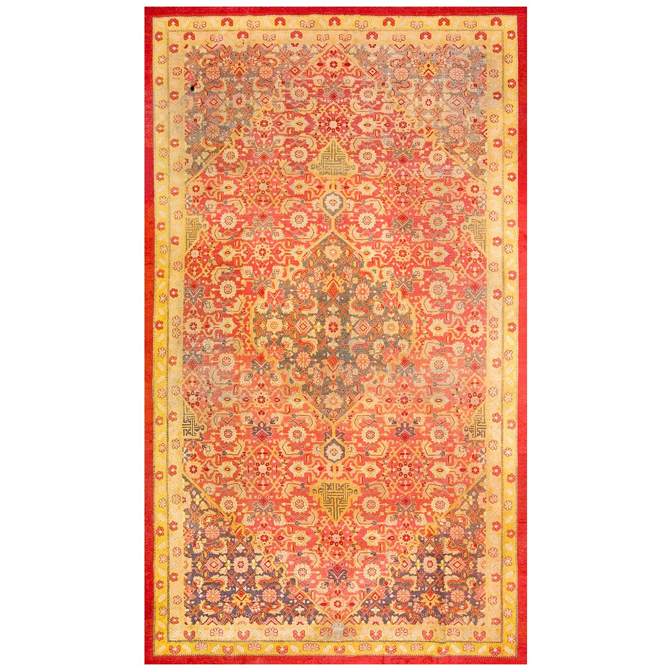 N. Indischer Amritsar-Teppich des frühen 20. Jahrhunderts ( 9'6" x 16'3" - 290 x 495")