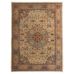 Antique Indian Amritsar Rug