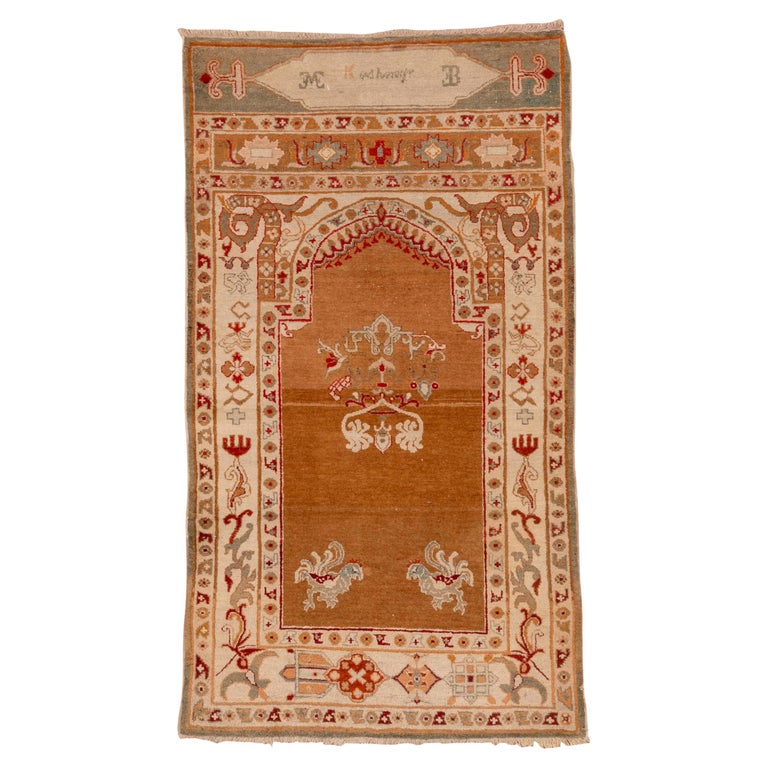 Antique Indian Amritzar Prayer Rug For Sale at 1stDibs