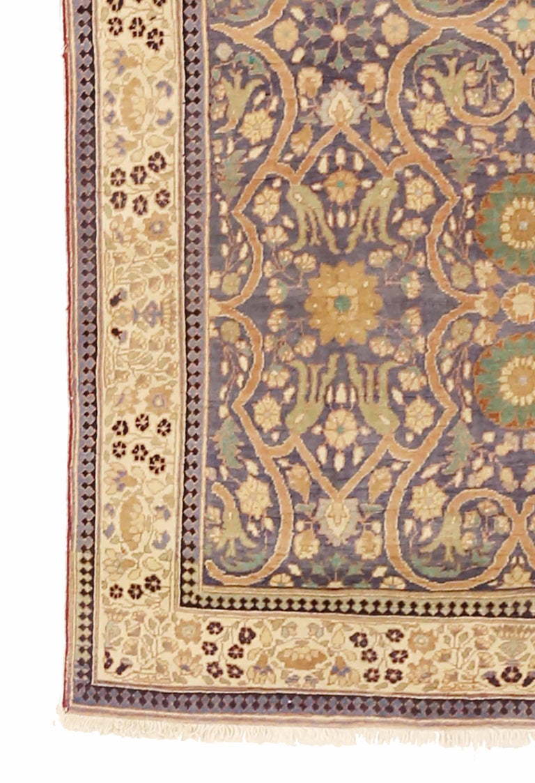 Antique Indian Area Rug Agra Design For Sale at 1stDibs