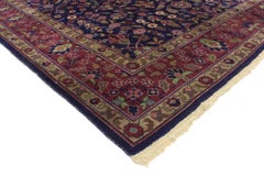 Antique Indian Area Rug with Modern Victorian Style