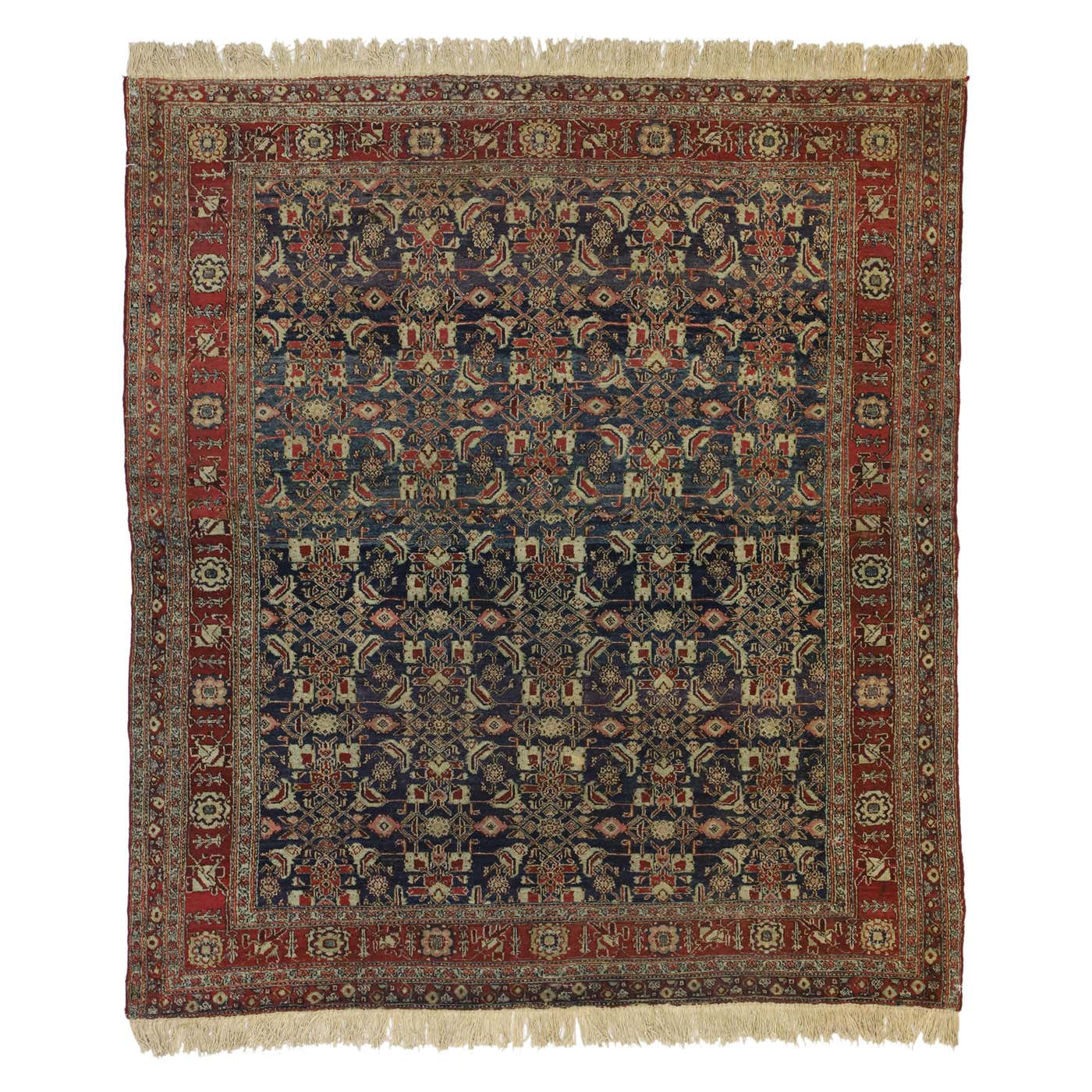 Antique Indian Area Rug with Traditional Victorian Style For Sale at ...