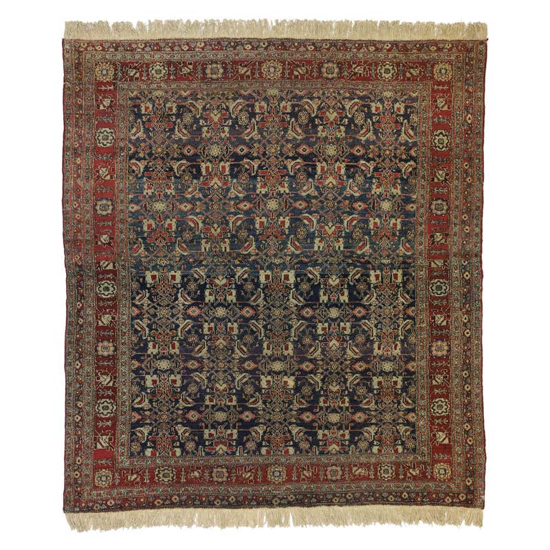 Antique Indian Rug with Traditional Victorian Style and Mughal Design ...