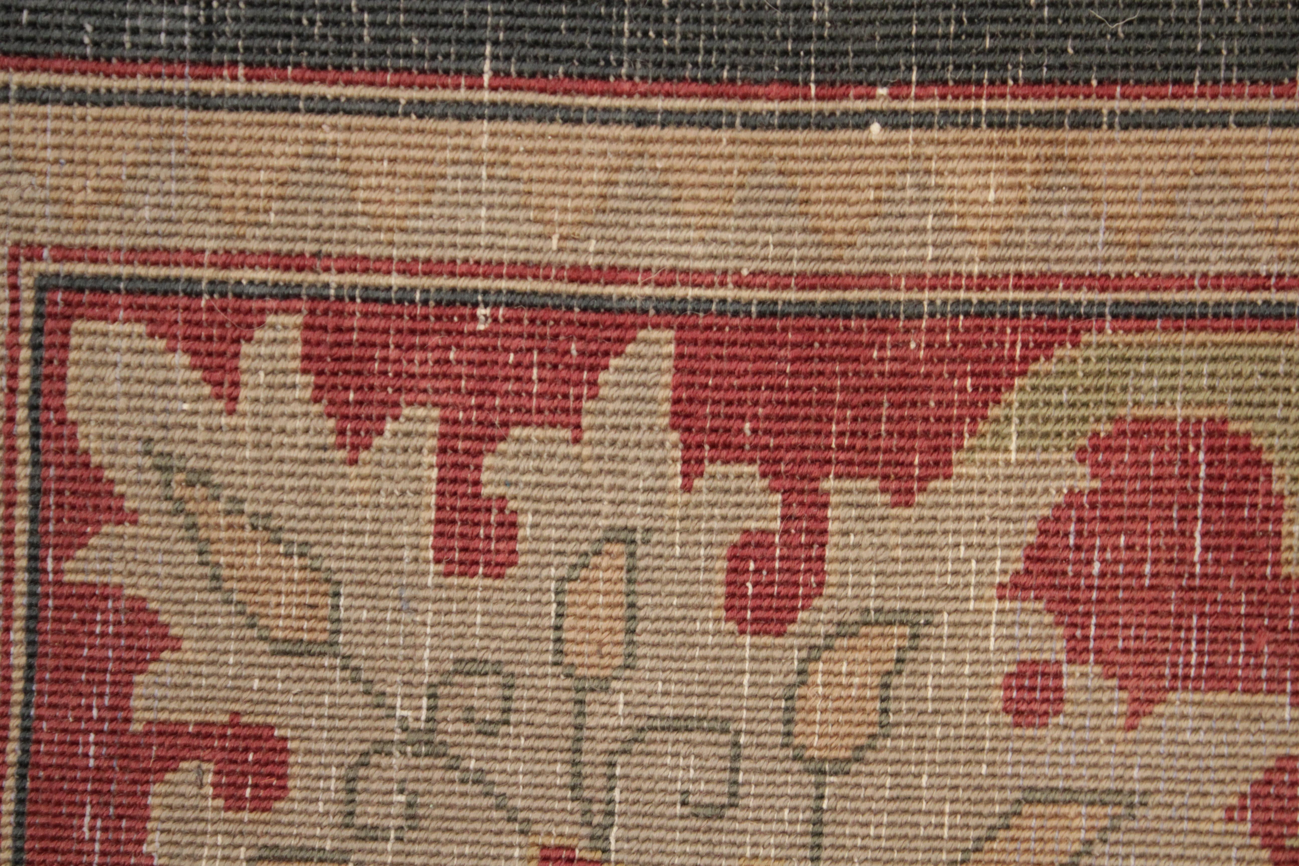 Antique Indian Arts & Crafts Rug with William Morris Hammersmith Design 4