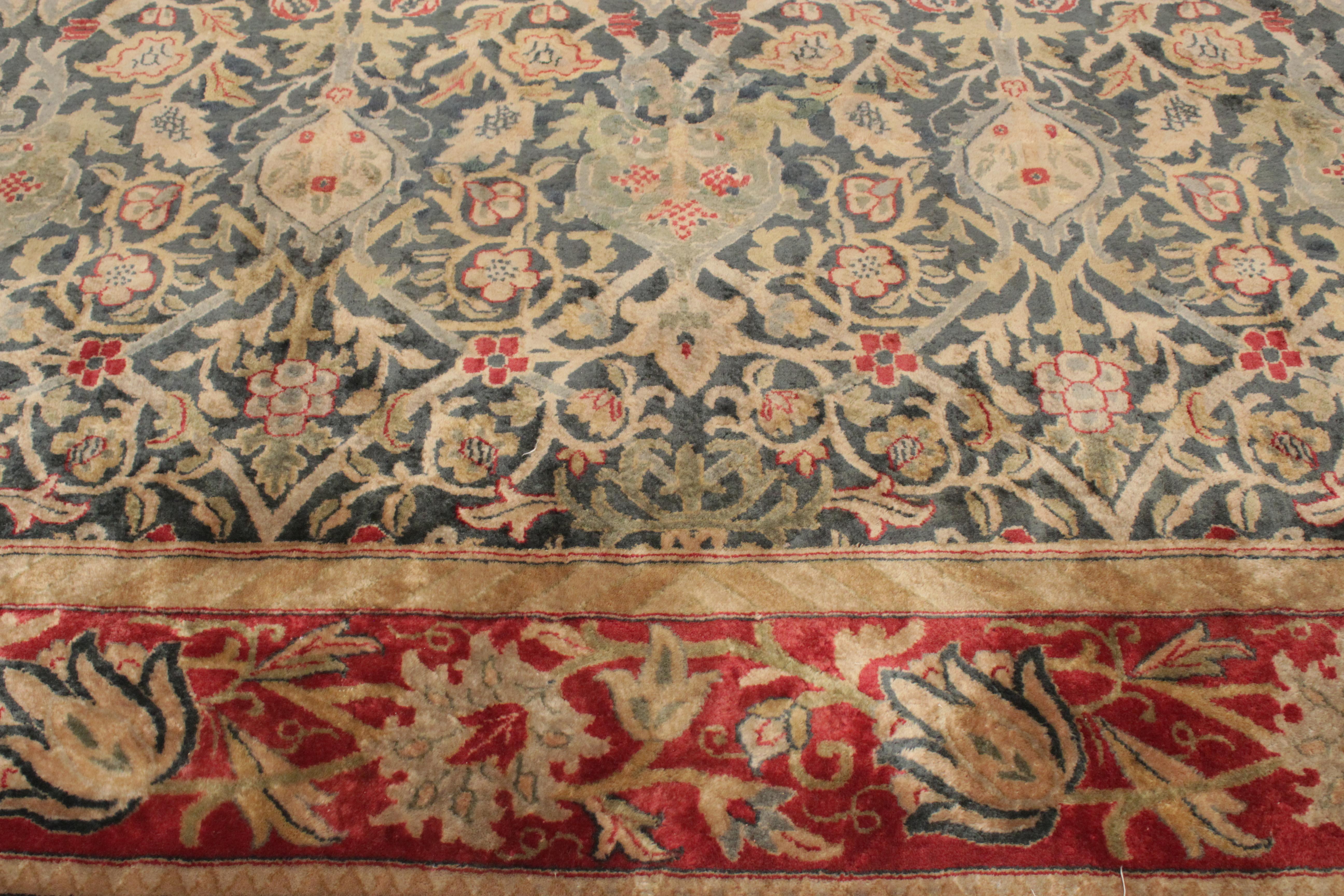 Arts and Crafts Antique Indian Arts & Crafts Rug with William Morris Hammersmith Design