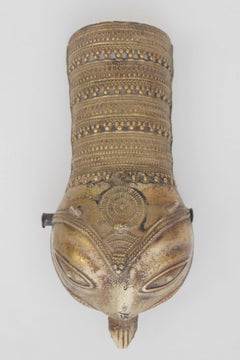 Antique Indian Brass Dandpatta with fantastic Metal Work