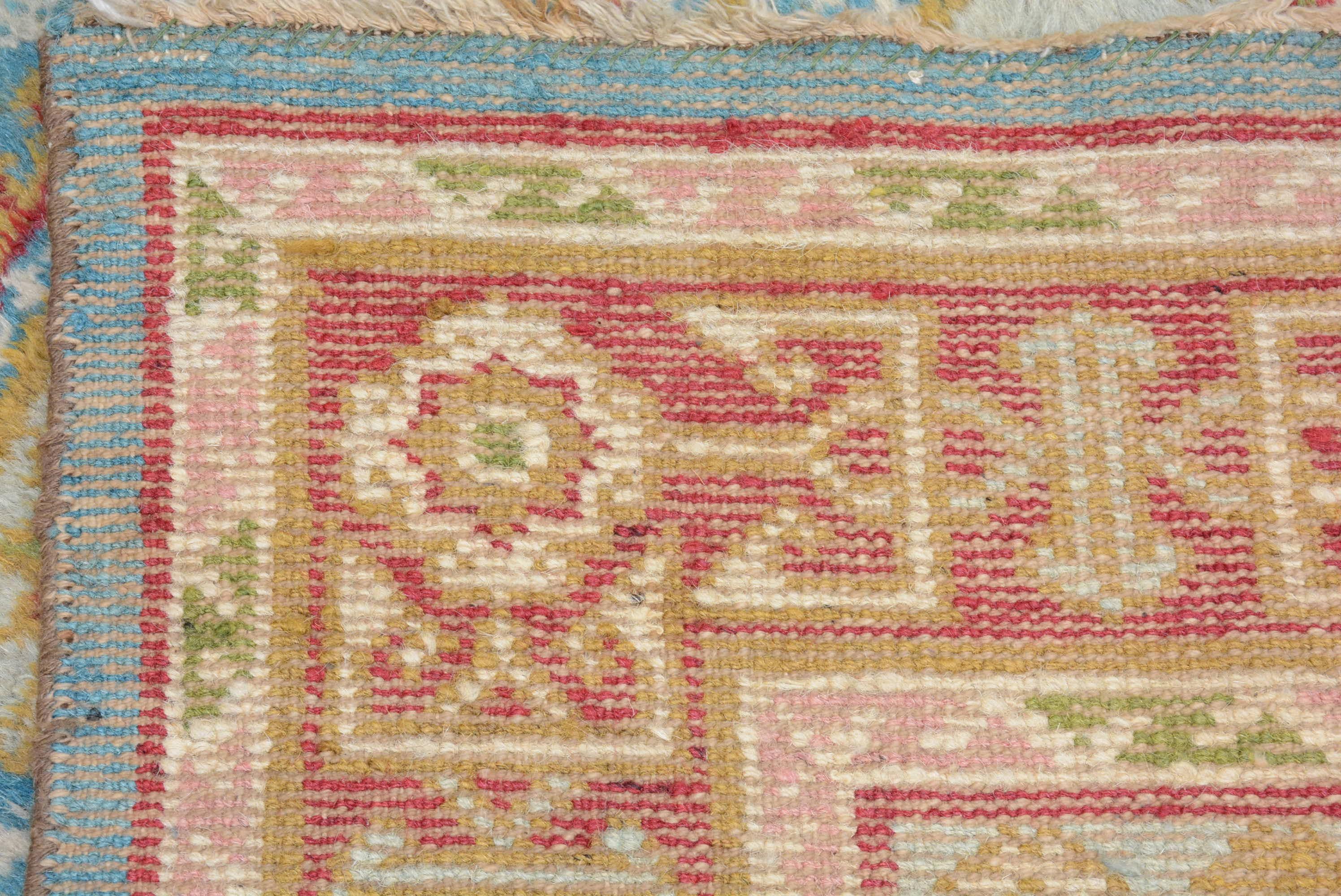 Antique Indian Deccan Rug For Sale 3