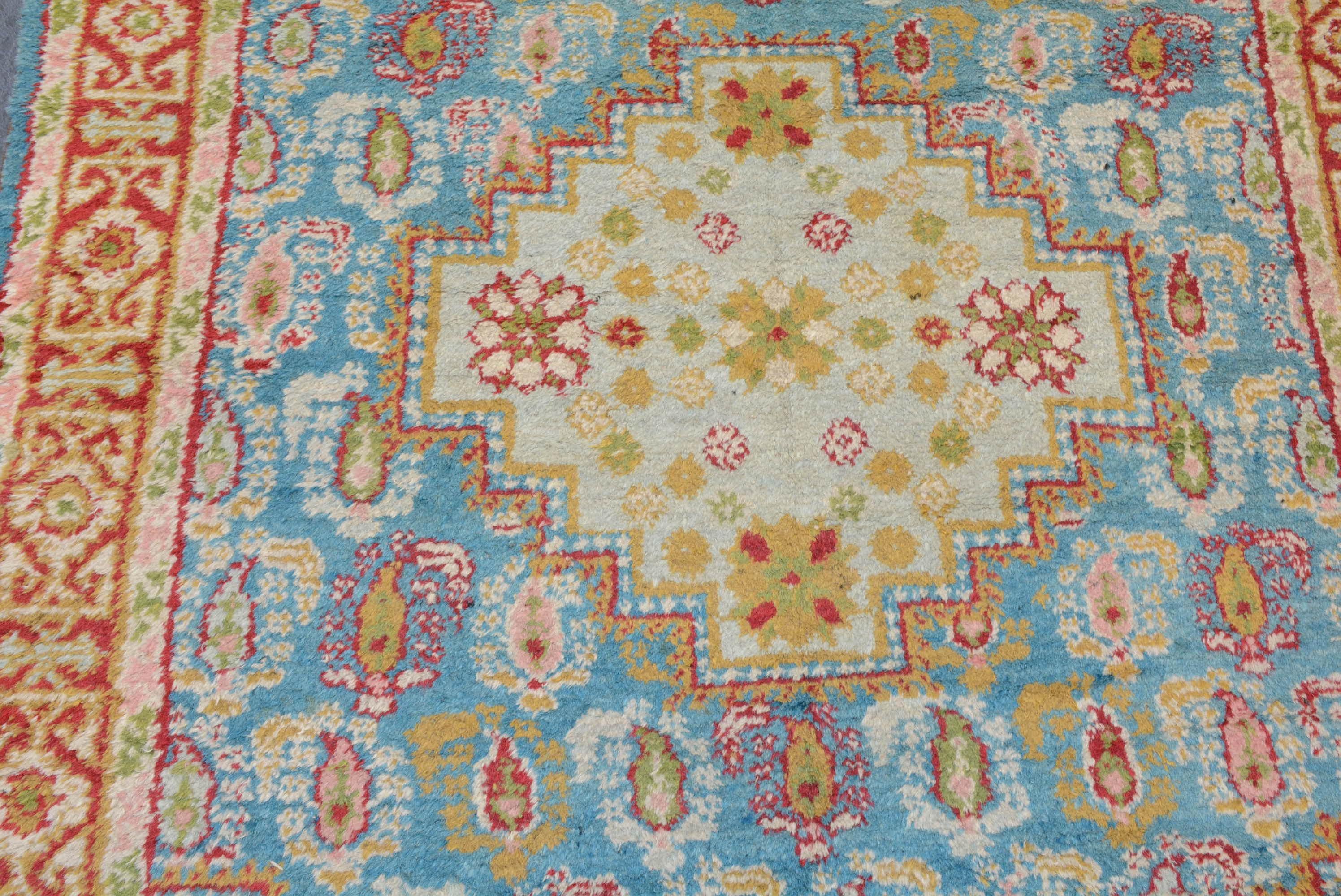 Antique Indian Deccan Rug In Excellent Condition For Sale In Closter, NJ