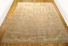 Antique Indian Decorative Oriental Indo Rug in Square Size