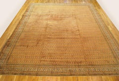 Antique Indian Decorative Oriental Indo Saraband Rug in Large Size
