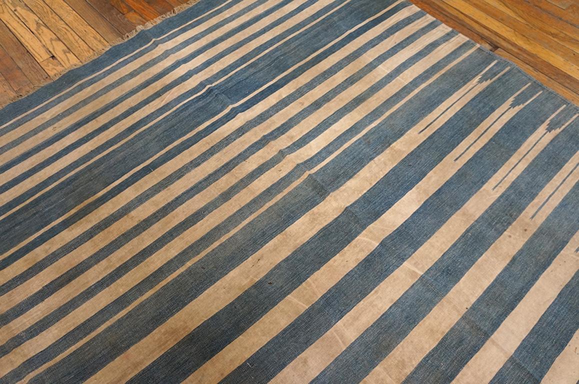 Antiker indischer Dhurrie-Teppich (Handgewebt) im Angebot