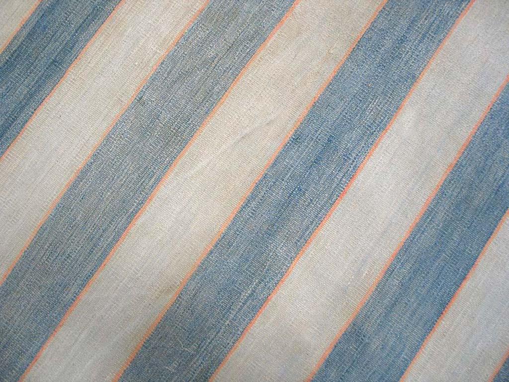 1930s Indian Cotton Dhurrie Carpet ( 12' x 18' 6
