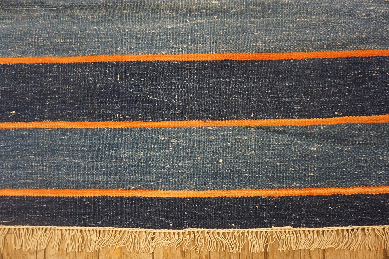 Tapis Dhurrie indien en coton du début du 20e siècle ( 40,64 x 40,64 cm)  508 x 510 ) en vente 1