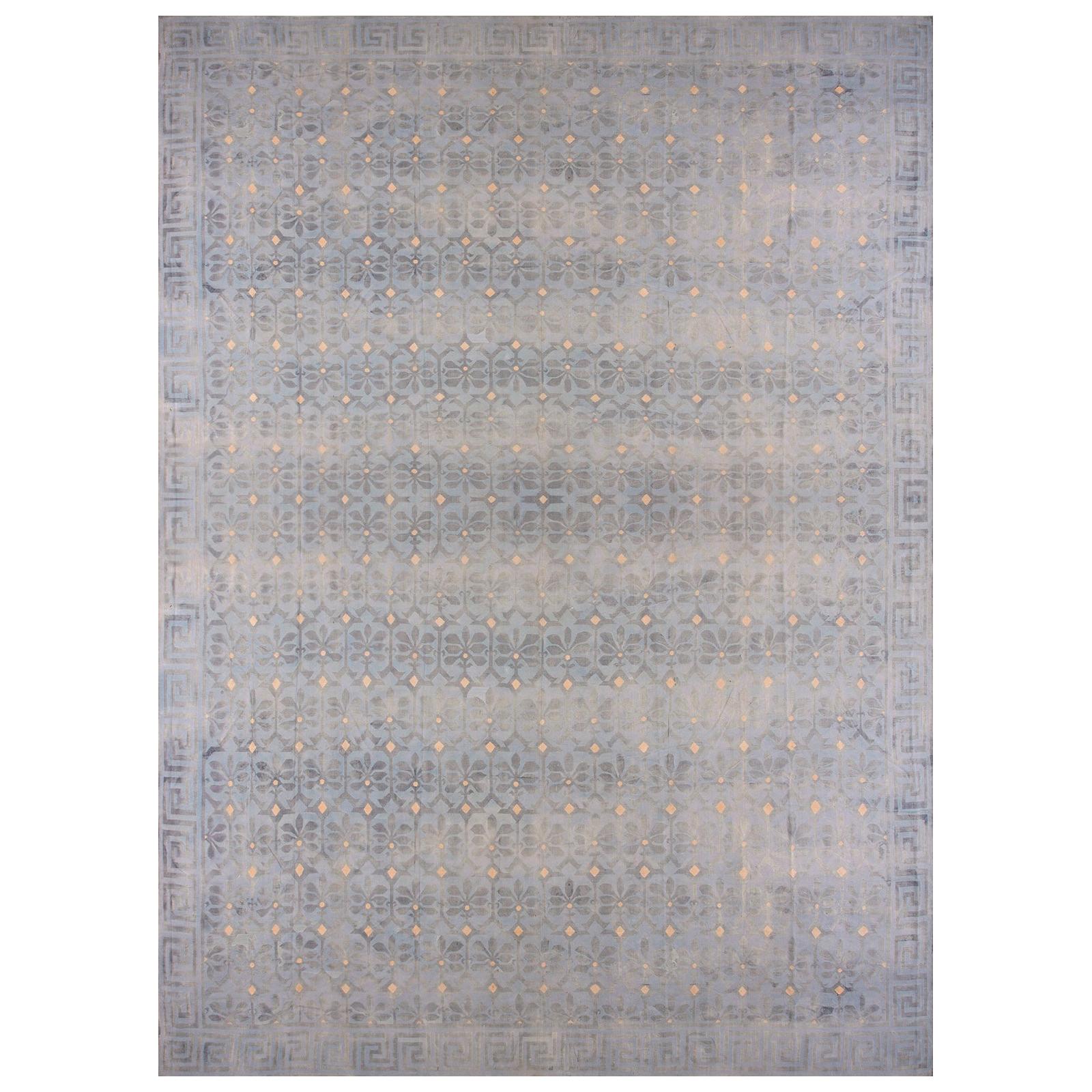 Indischer Dhurrie-Teppich aus Baumwolle des frühen 20. Jahrhunderts ( 16' x 23'6" - 488 x 716")
