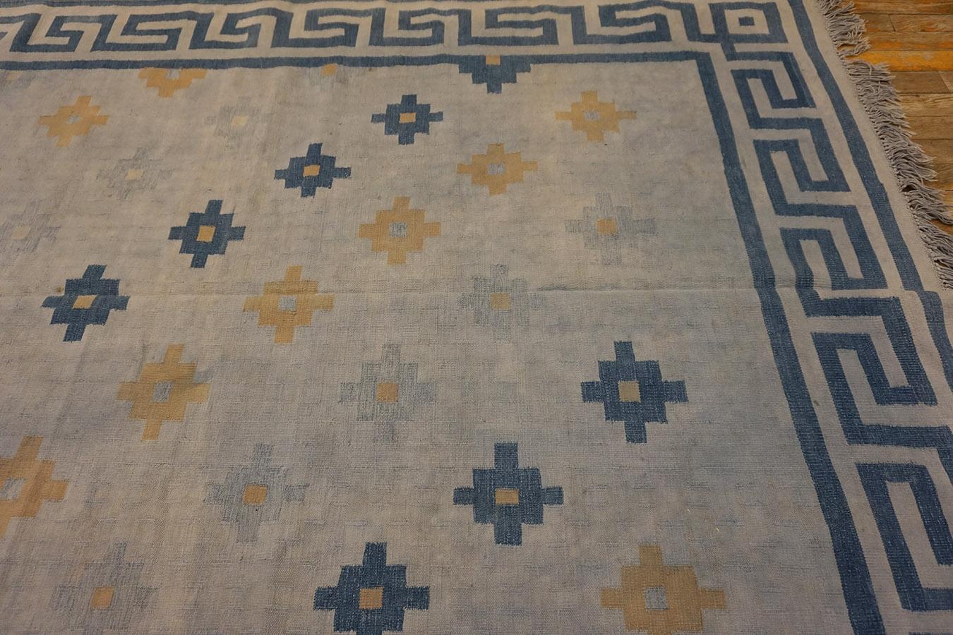Antique Indian Dhurrie Rug 4'9