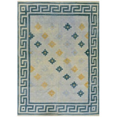 Antique Indian Dhurrie Rug 4'9" x 6'8"
