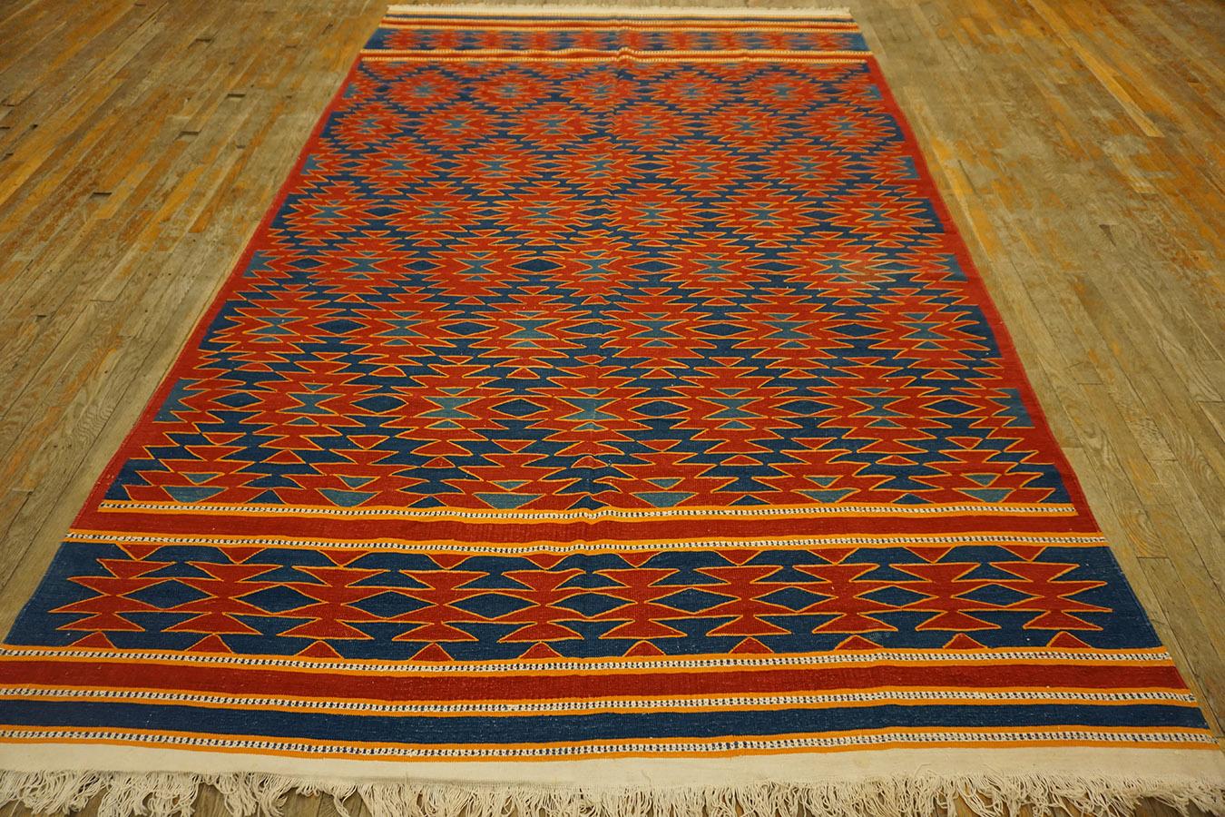 Mid-20th Century Antique Indian Dhurrie Rug For Sale