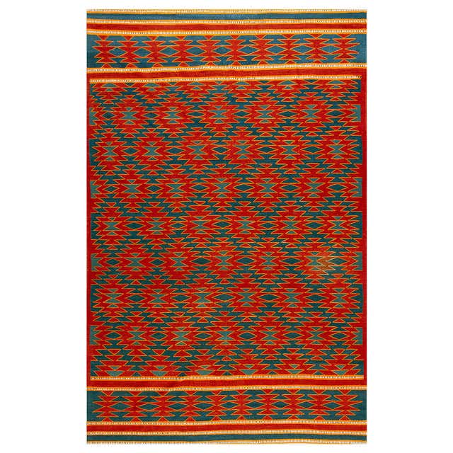 Fantastic Vintage Indian Dhurrie Rug For Sale at 1stDibs indian