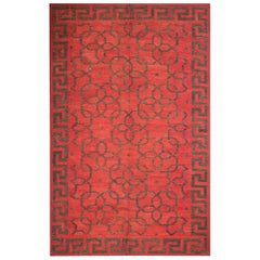 Tapis Dhurrie indien en laine du début du 20e siècle ( 7'3" x 11'8" - 222 x 355 )