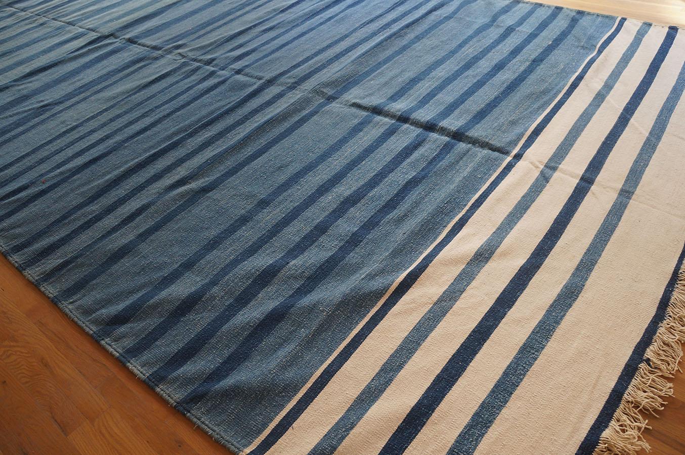 1930s Indian Cotton Dhurrie Carpet ( 8'2'' x 40'2