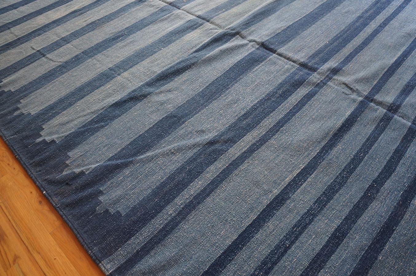 1930s Indian Cotton Dhurrie Carpet ( 8'2'' x 40'2