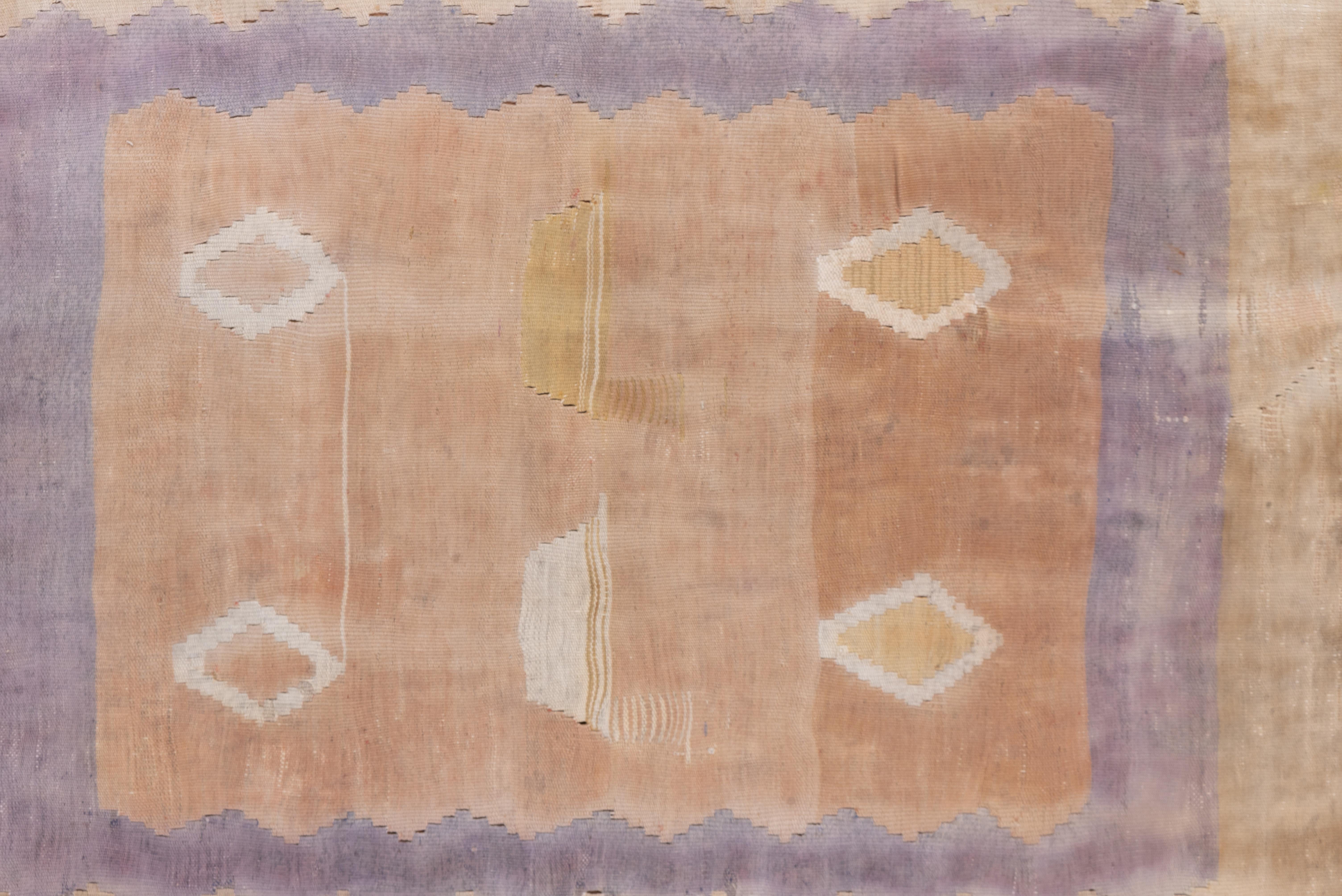 Early 20th Century Antique Indian Dhurrie Rug, circa 1910s