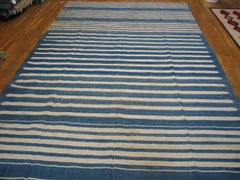 Tapis Dhurrie indien ancien